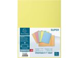 Cartella Exacompta Super 160 Din A4 Giallo 100 Copertine Per Fascicoli