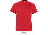 Sols 11150 | Maglietta A Maniche Corte Victory Con Scollo A V Da Uomo - Colore: Rosso - Taglia: Xxl