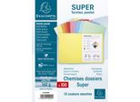 Exacompta 340000E Copertina Exacompta Super 160, Din A4, Colori Assortiti