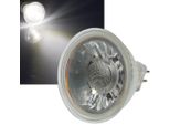 Chilitec Faretto Led MR16 H50 Cob 1 Cob, 4000K, 420Lm, 12V/5W, Bianco Neutro