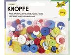 Folia 12899 Folia Button Mix, 100 G, Colori Assortiti