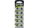 Camelion | AG13/LR44/357 | Batteria Alcalina A Bottone | 10 Pz.