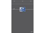 Blocco Note Oxford, Din A5, Quadrato, 80 Fogli, Grigio