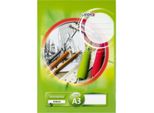 Landr 400073157 Zeichenkartonblock Din A3, 190 G/Qm, 10 Blatt