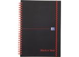 Blocco Universitario Oxford Black N' Red, Din A4, Foderato, Pp