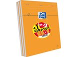 Blocco Note Oxford, Din A4, A Scacchiera, 80 Fogli, 2 + 1 Gratis