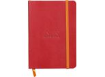Quaderno Rhodia Rhodiarama Din A6 Foderato Rosso Papavero 72 Fogli