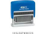 Timbro Numerico Colop Mini Dater S120/13, 13 Cifre