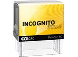 Timbro Di Protezione Dati Colop Incognito Printer 30N Lgt Giallo / Nero