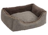 Kerbl Lettino Per Cani O Gatti Samuel, Grigio Scuro/Grigio 50X40X15Cm