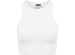 Urban Classics - Top A Costine Da Donna Bianco - Xs