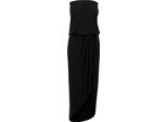 DáMské šAty Urban Classics Donna Vestito A Fascia In Viscosa Nero - L