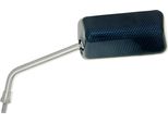 Specchio F1 Sinistro M8 Carbon Look Blu Filetto Corto