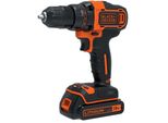 Black & Decker Akku-Bohrschrauber 18V 1,5Ah, 2G, Koffer