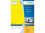 Herma Etiketten A4 Gelb 25,4X10 Mm Papier Matt 18900 St.