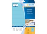 Herma Etiketten A4 Blau 105X37Mm Papier Matt AblöSbar 320St.