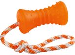 Osso Su Corda 30Cm, Toyfastic, Arancione, 12,5XØ7Cm