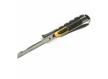 Ironside 127-011 Taglierino Autolock 9 Mm Con Impugnatura Bicomponente, Nero/Giallo/Grigio Argento