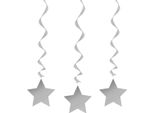 Decorazione A Spirale Unica Per Feste (3 Pezzi) SG11126 (Taglia Unica) (Bianco)