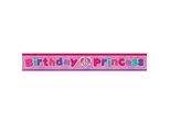 Amscan Striscione In Foil Compleanno Principesse SG12399 (Taglia Unica) (Rosa)