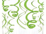Amscan Decorazione A Spirale In Plastica SG5277 (Taglia Unica) (Verde)