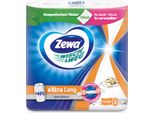 Zewa 43222 KüChenrollen Wisch&Weg Extra Lang Design 2-Lagig 2 Rollen