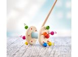 Selecta, Monopattino A Spinta, Figura A Spinta, Gioco Per Bambini, Giocattolo Per Bambini, Legno, 10 Cm, 62028