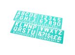 Linex® 100411050 Linex® Buchstabenschablonen-Set GrüN