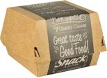 Papstar 87493 Papstar Burgerbox "Pure"", Dimensioni: 90 X 155 X 155 Mm, Xxl"