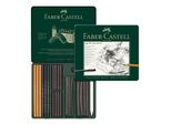 Faber-Castell 112978 FABER-CASTELL Pitt Charcoal Set, Astuccio Da 24 Pezzi