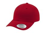 Flexfit 6245CM | Cappello A Basso Profilo In Twill Di Cotone - Colore: Rosso - Taglia: Unica