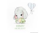 Luca-S Set Per Punto Croce "Baby"", Schema Contato, 14,5X17,5 Cm"