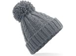 Beechfield B480 | Berretto Da Donna In Maglia Melange - Colore: Grigio Chiaro - Taglia: Unica