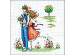 Rto Set Punto Croce "Coppia In Natura"" M164, Motivo Di Conteggio, 20X20 Cm"