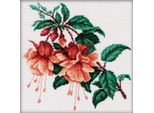 Rto Set Punto Croce "Fucsia"" M144, Motivo Di Conteggio, 20X20 Cm"