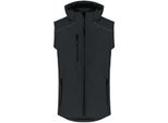 Promodoro 7840 | Gilet Softshell Da Uomo Con Cerniere Impermeabili - Colore: Nero - Taglia: Xl