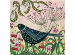 Set Di Immagini Da Ricamo Bothy Threads "Flights Of Fancy Blackbird"", Prestampato, ELH1, 16X16Cm"