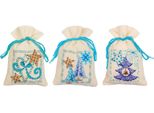 Vervaco Borsa Delle Erbe Set Di 3 Punti Croce "Natale"", Schema Di Conteggio, 8X12Cm"