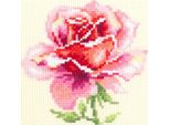 Magic Needle Zweigart Edition Kit Punto Croce "Pink Rose"", Contato, Fai Da Te, 11X11Cm"