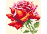 Magic Needle Zweigart Edition Kit Punto Croce "Red Rose"", Contato, Fai Da Te, 11X11Cm"