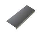 Sottostrato Per Grondaia RŠ 167, 3 M, Zinco Verniciato, Grigio Polvere Ral 7037