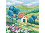 Kit Punto Croce Rto "Summer Colors Iv"", Contato, Fai Da Te, 11X11Cm"