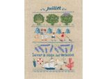 Le Bonheur Des Dames Kit Punto Croce Contato "July"", 18X28Cm, Fai Da Te"