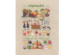 Le Bonheur Des Dames Kit Punto Croce Contato "Settembre"", 18X28Cm, Fai Da Te"