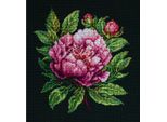 Luca-S Kit Per Ricamo A Punto Croce Con Telaio "Peter Brand Peony"", Schema Contato, 12X13Cm"