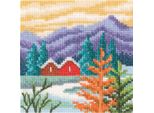 Rto Kit Punto Croce Contato "Summer Colors Viii"", 11X11Cm"