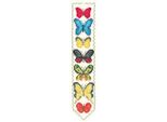 Segnalibro Le Bonheur Des Dames Kit Punto Croce Contato "Farfalla"", 5X20Cm"