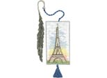 Segnalibro Le Bonheur Des Dames Kit Punto Croce Contato "Torre Eiffel Iii"", 4X8Cm"
