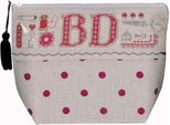 Borsa Le Bonheur Des Dames Contato Kit Punto Croce "Pochette Couture Initials"", 23X17X8,5Cm"