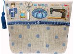 Borsa Le Bonheur Des Dames Contato Kit Punto Croce "Pochette Couture Japanese"", 23X17X8,5Cm"